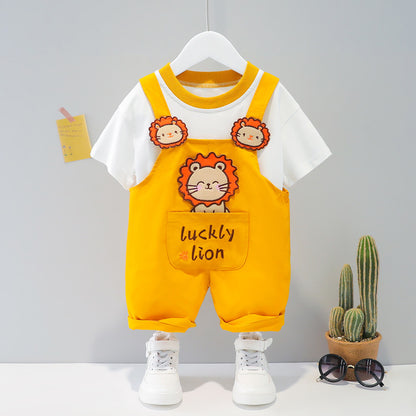 Baby Summer Cartoon Short-sleeve