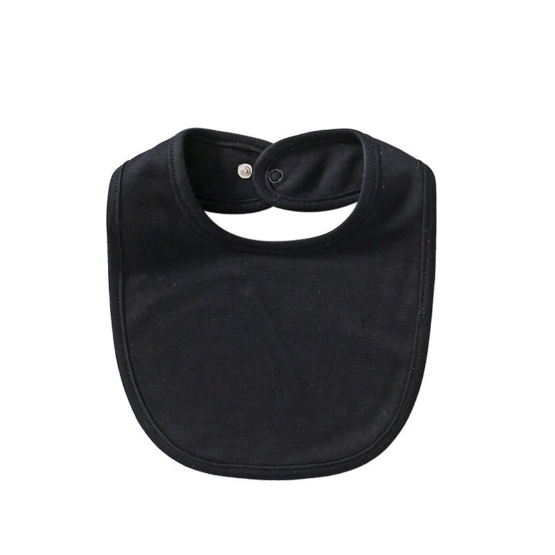 Cotton Baby Bib with Hidden Buckle