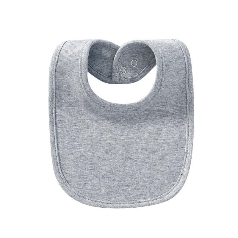 Cotton Baby Bib with Hidden Buckle