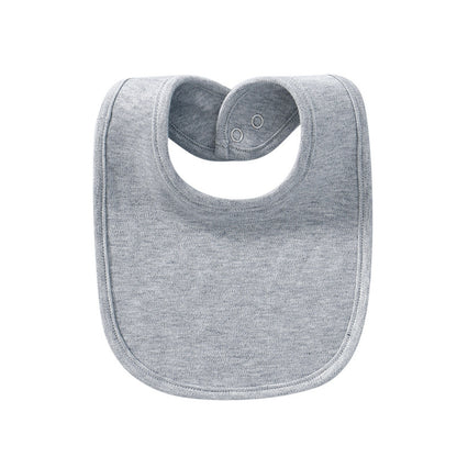 Cotton Baby Bib with Hidden Buckle