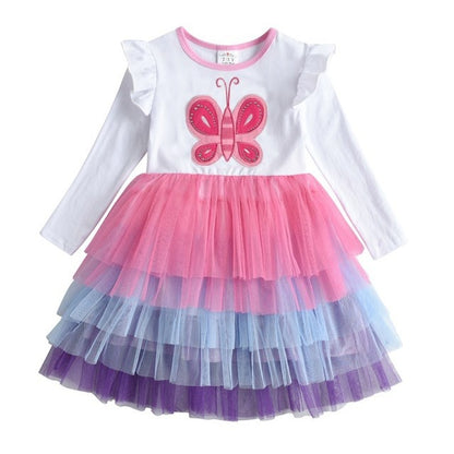 Baby Butterfly Long Sleeve Dress