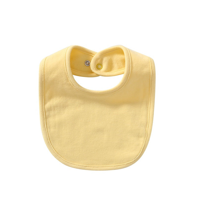 Cotton Baby Bib with Hidden Buckle